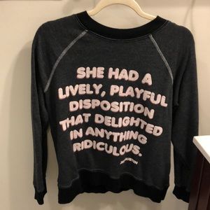 Jane Austin quote sweatshirt